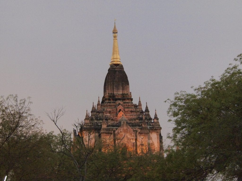 One of the thousands of ancient temples in Old Bagan, Myanmar